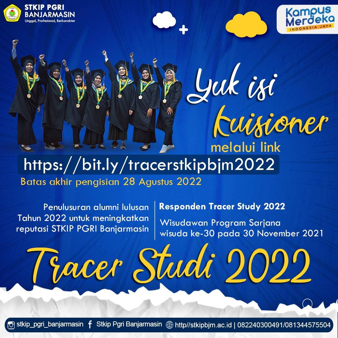 Pelacakan Alumni (Tracer Study) STKIP PGRI Banjarmasin Tahun Lulus 2021